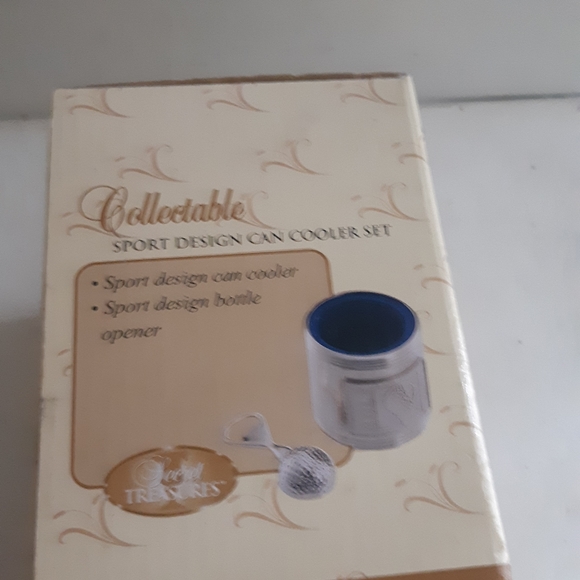 Collectable Golf Sport Design Can Cooler Set, can cooler, Bottle opener - Picture 9 of 12